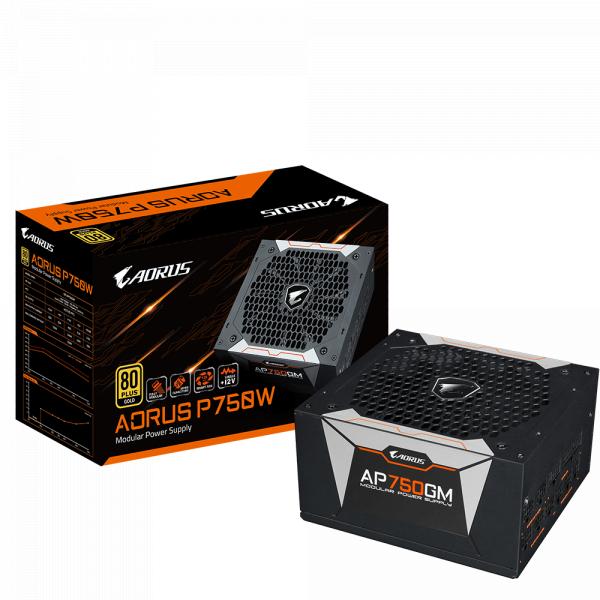 GIGABYTE GP-P750GM 750W ATX 12V v2.31 80 PLUS Gold certified Power Supply